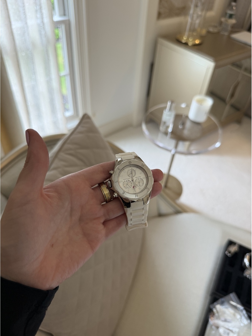 Michele Tahitian Jelly Bean Chronograph Watch